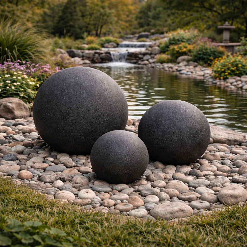 Modern Landscape Concrete Garden Spheres
